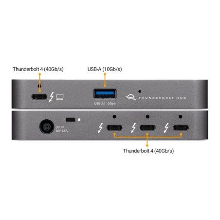 "OWC Thunderbolt Hub - 3 x TB4 (OWCTB4HUB5P) | Fast, Reliable Performance"